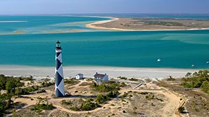Stop No. 19 | Hear Cape Lookout Lighthouse’s unique story on a guided tour